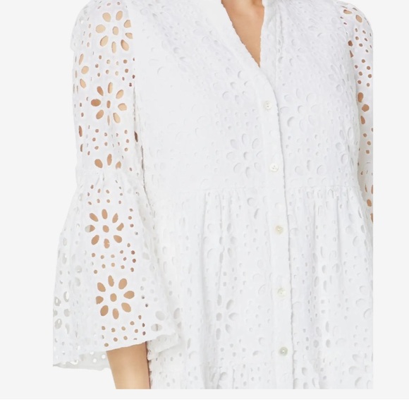 Lilly Pulitzer White Bell Sleeve Sundress - Picture 3 of 4